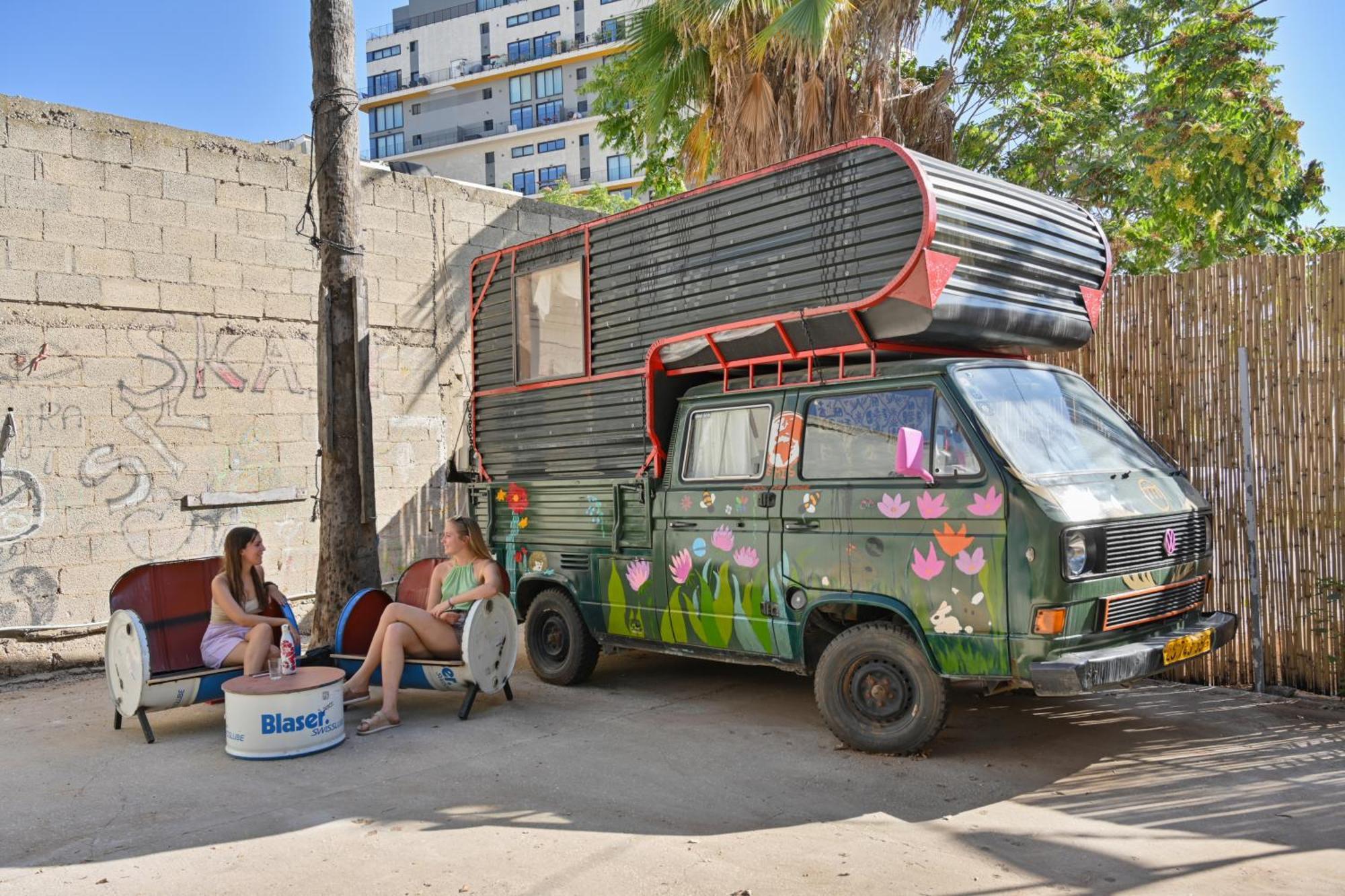 Caravan Hostel Tel Aviv By Roger Age 18-45 Zewnętrze zdjęcie