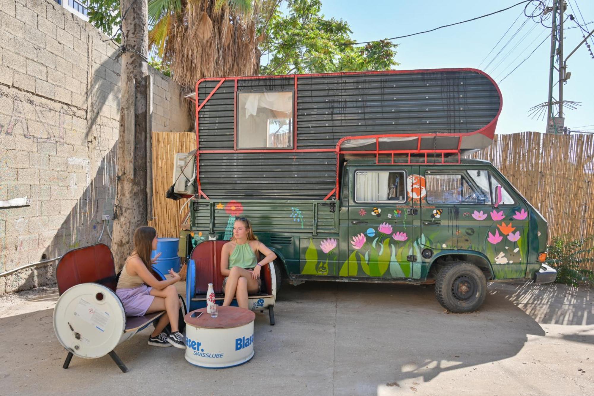 Caravan Hostel Tel Aviv By Roger Age 18-45 Zewnętrze zdjęcie