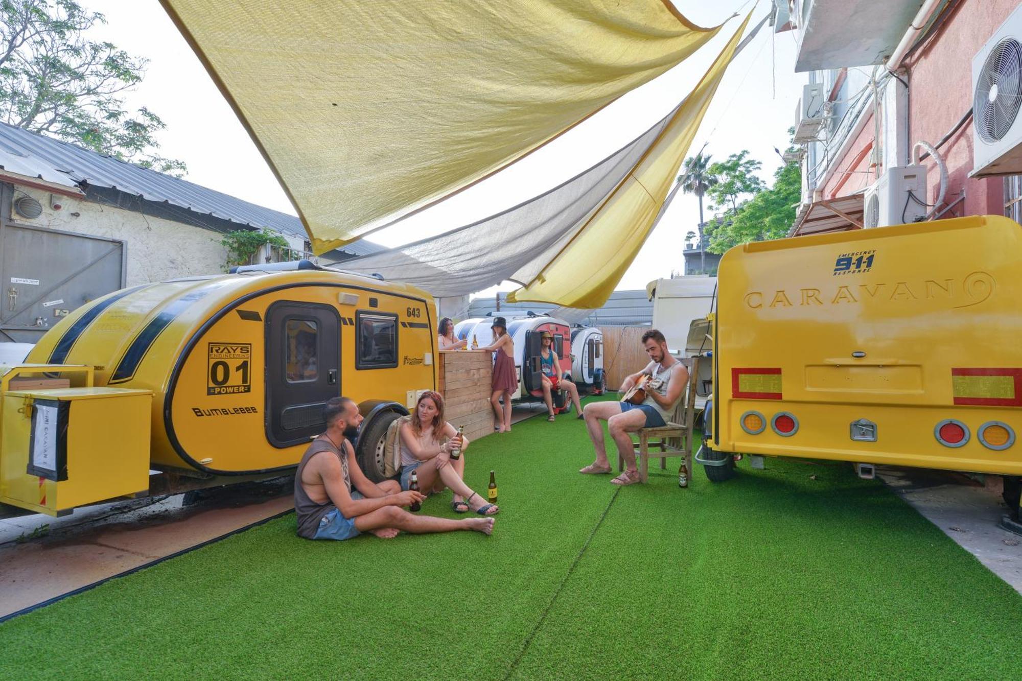 Caravan Hostel Tel Aviv By Roger Age 18-45 Zewnętrze zdjęcie